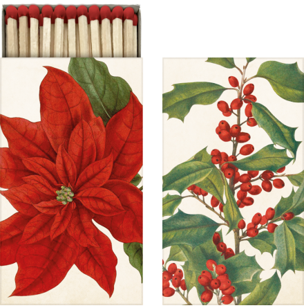 T�ndstickor r�da julblommor Sk�na Ting