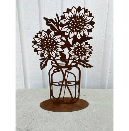 Solroser i vas Lind decoration