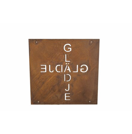 Skylt till armeringsj�rn Gl�dje Lind Decoration