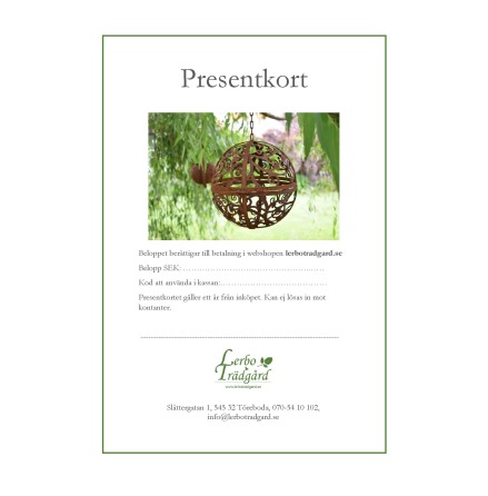 Presentkort