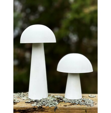 Svamp st�ende Vit Lind Decoration