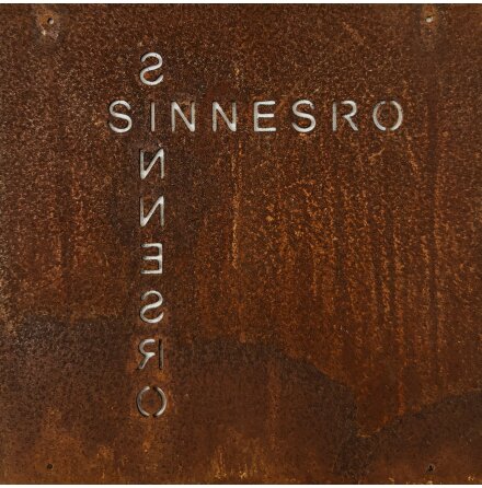Skylt till armeringsj�rn Sinnesro Lind Decoration