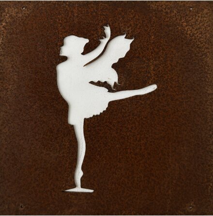 Skylt till armeringsj�rn Ballerina�lva Lind Decoration