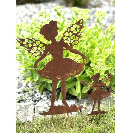 Tr�dg�rdsdekoration Liten dansande �lva Lind decoration