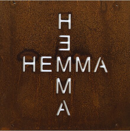 Skylt till armeringsj�rn Hemma Lind Decoration